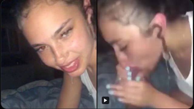 Young girl addicted to sucking big black cock