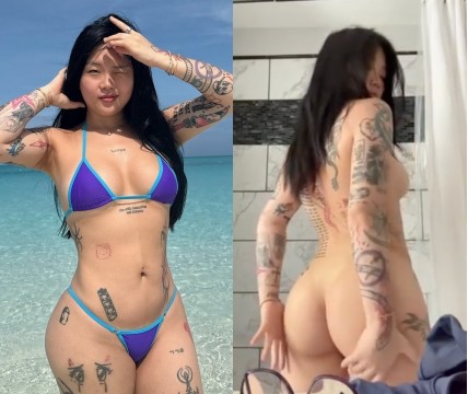 Arlene Lee strips naked so her fans can see her full body