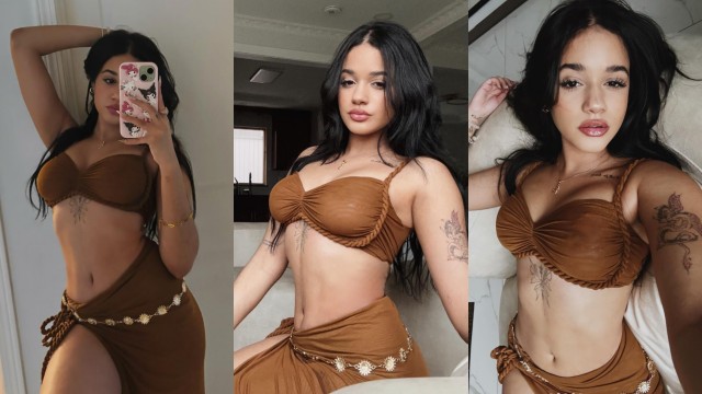 Escania singando se deja grabar muy satisfecha