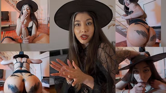 Hermanastra me desafía al reto de la calabaza en HALLOWEEN